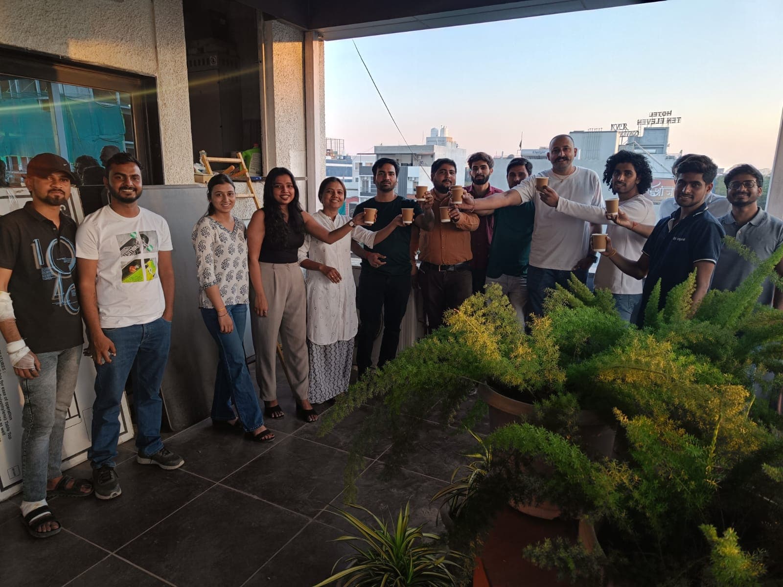 Celebration on Terrace