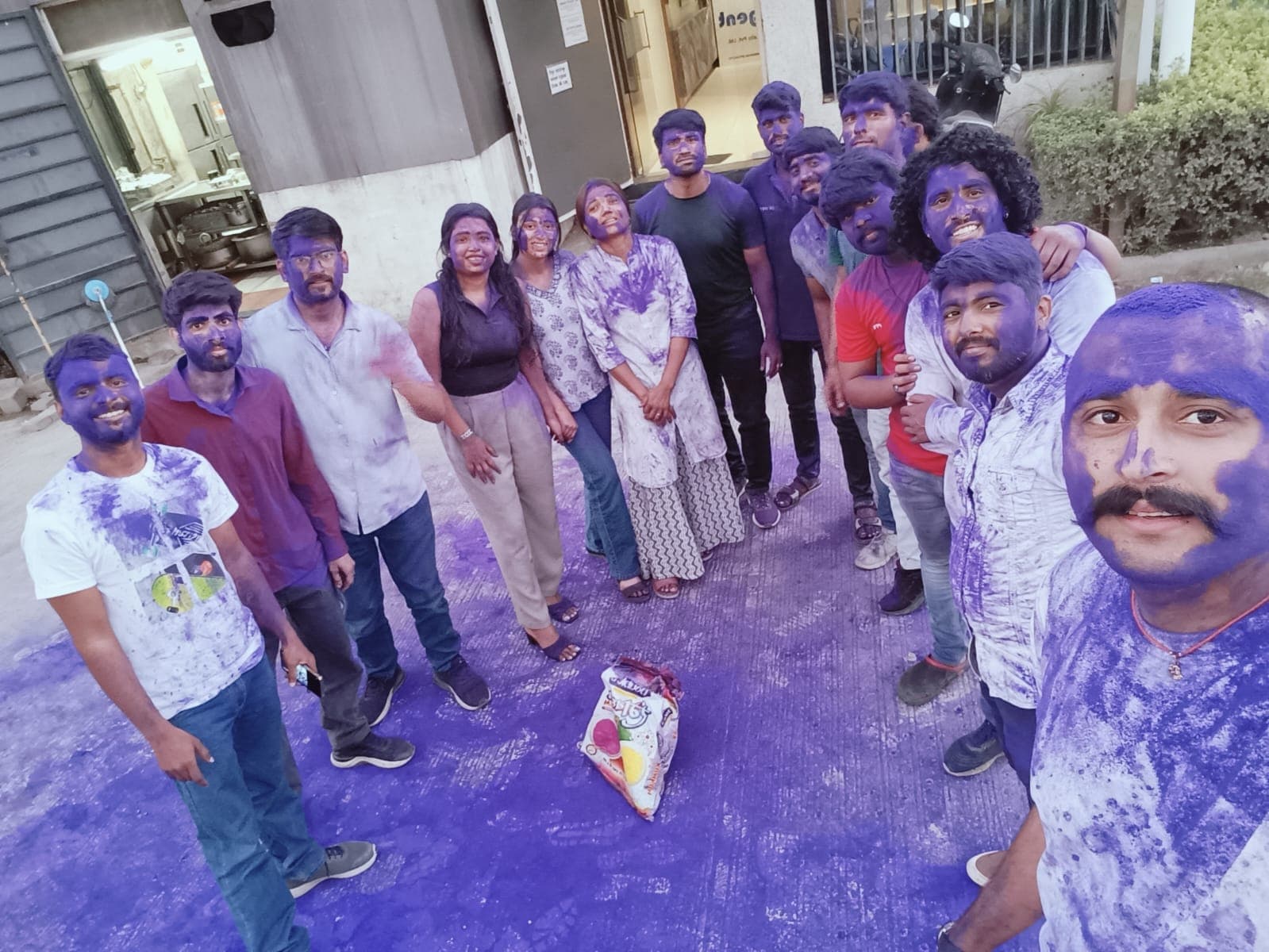 Post Holi Group Photo