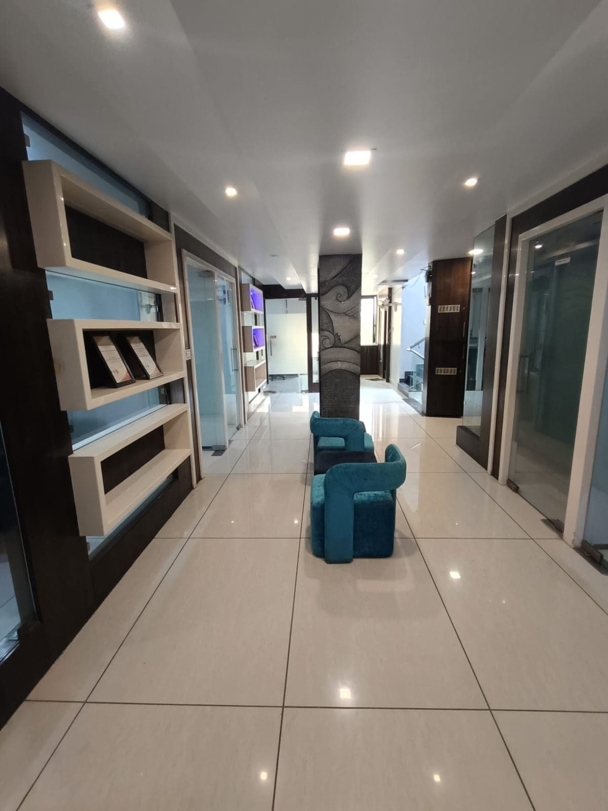 Lounge and Library Area